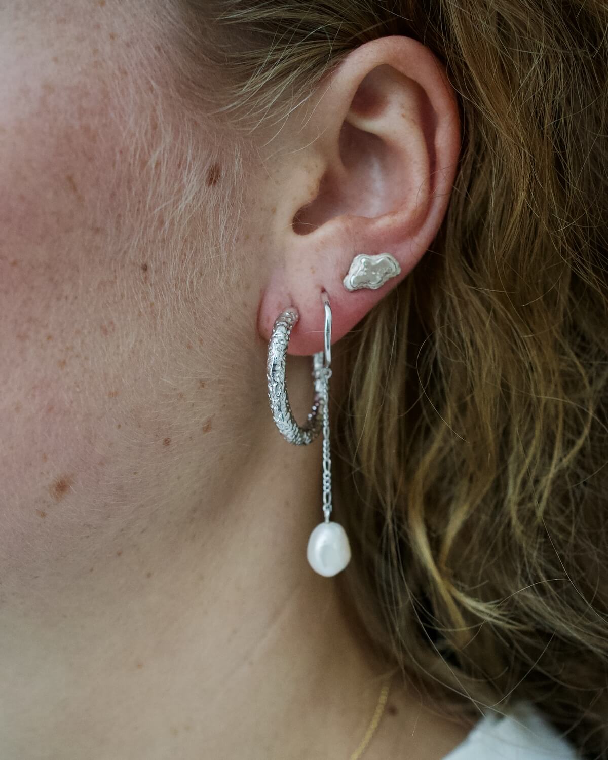Drop Ørering - Sterling sølv