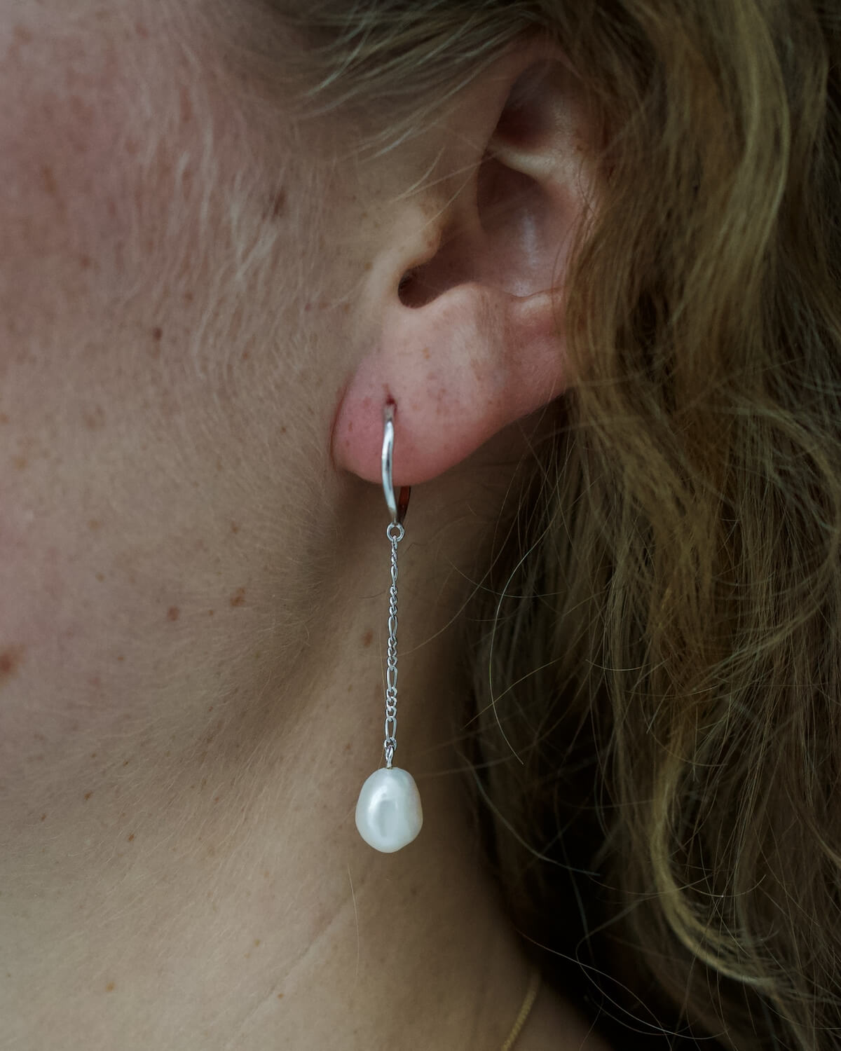 Drop Ørering - Sterling sølv