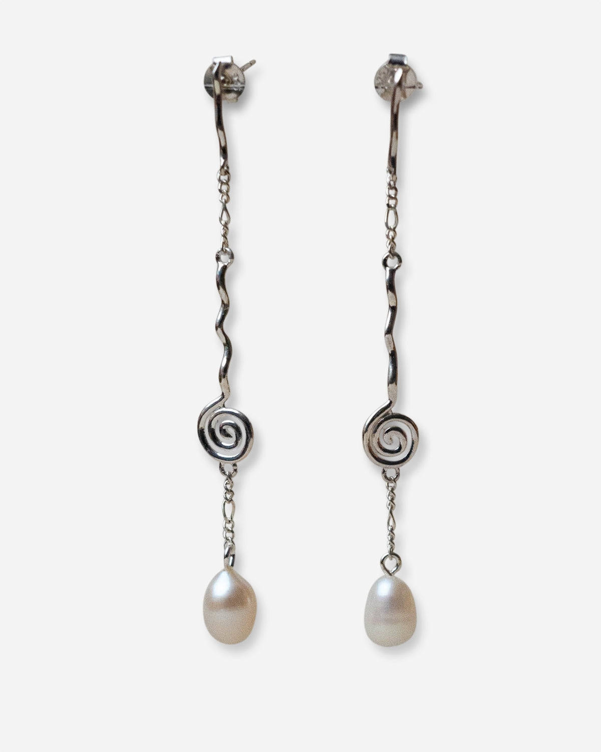 Waves Ørering - Sterling Sølv
