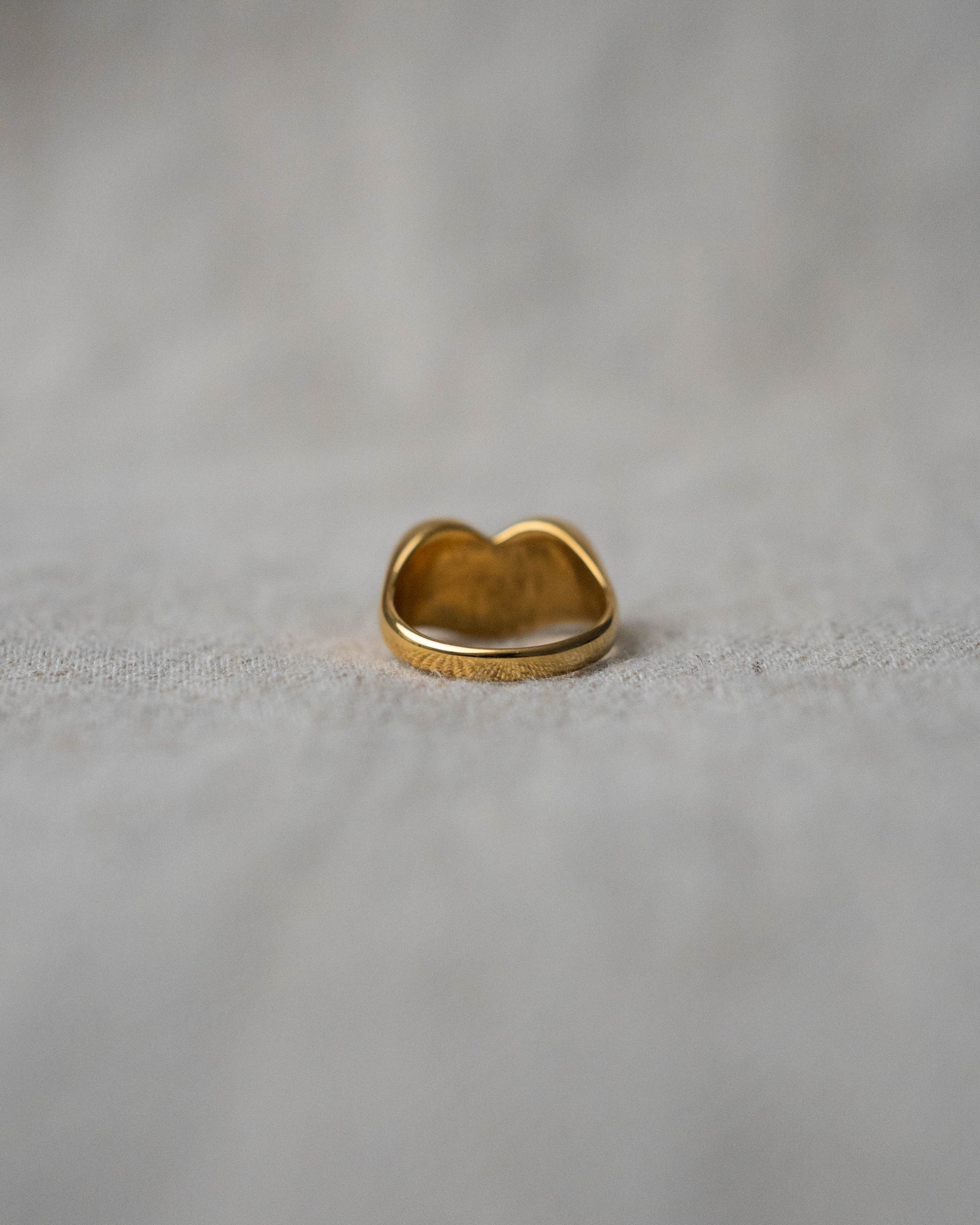 Love Ring - Guldbelagt